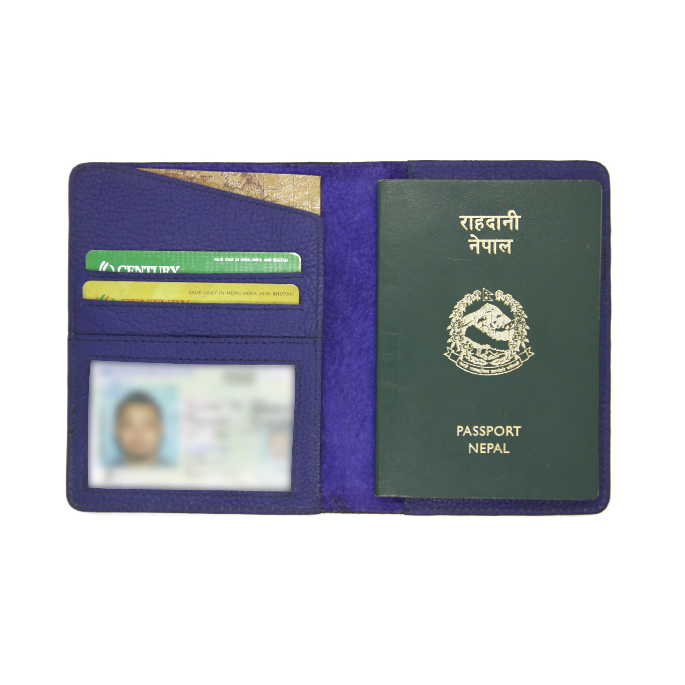 Kathmandu - Blue Passport Cover