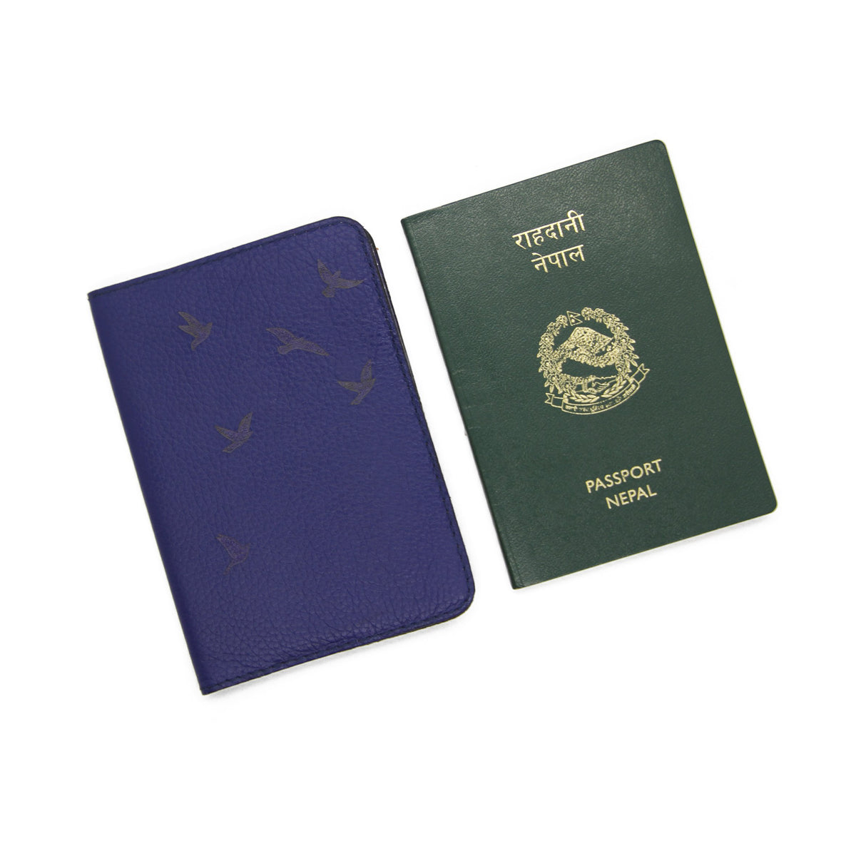Birds - Blue Passport Sleeve