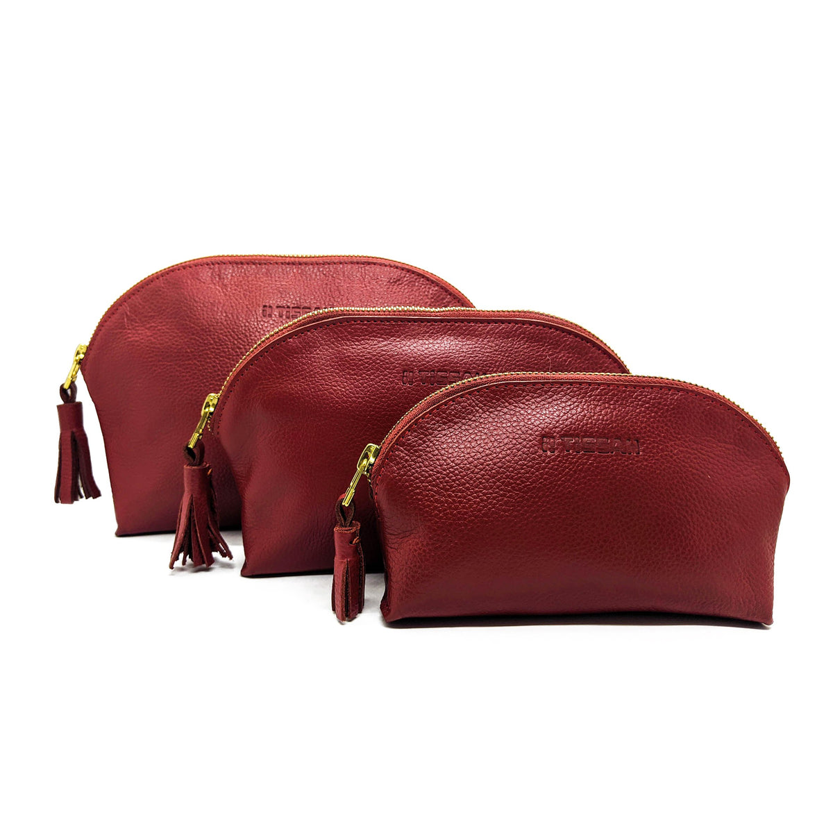 Cosmetic Bag Set - Red