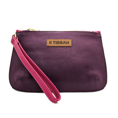 Wristlet - Purple with Pink trimmings