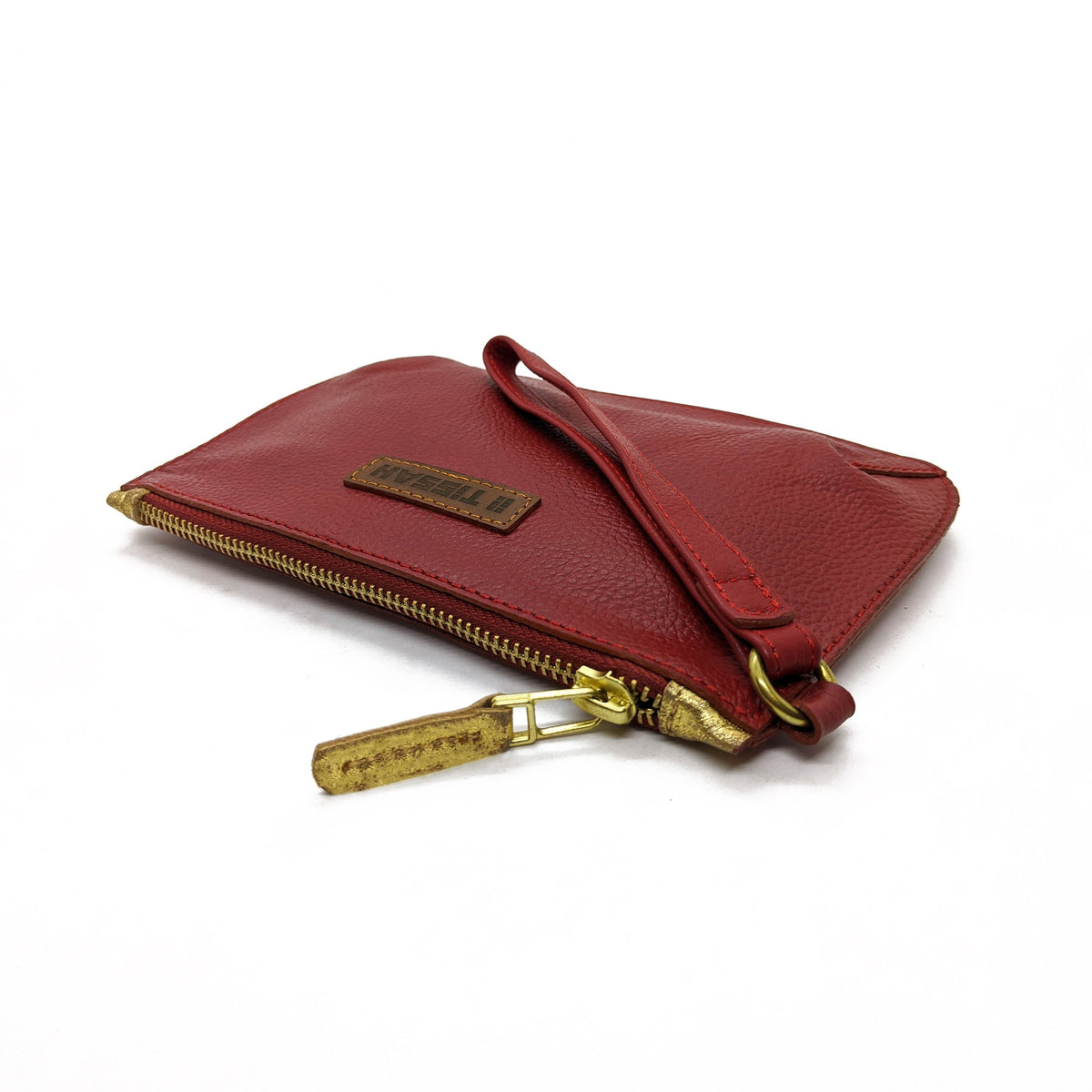 Wristlet - Red with Gold trimmings